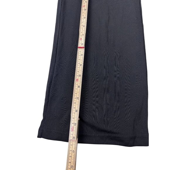 Black Wide-Leg Pants By Moda International S - Picture 4 of 9